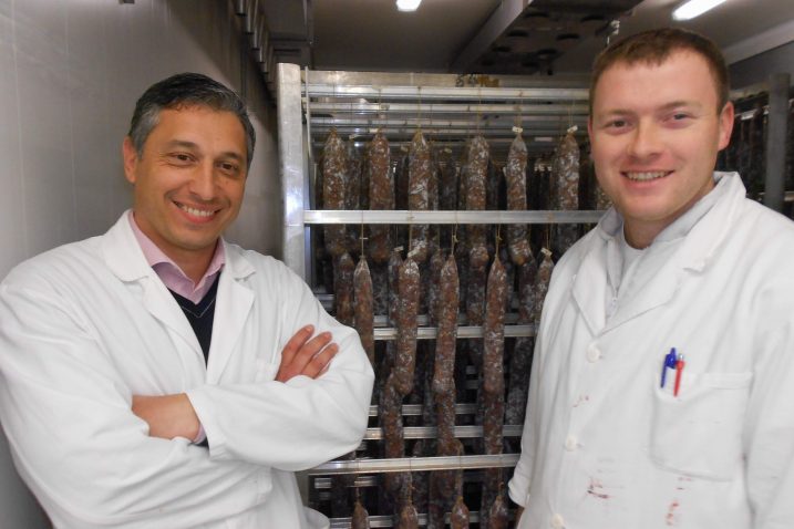 Edmondo Šuran i Mihael Budak, kreatori AZRRI-jevih kobasica od mesa autohtonih pasmina