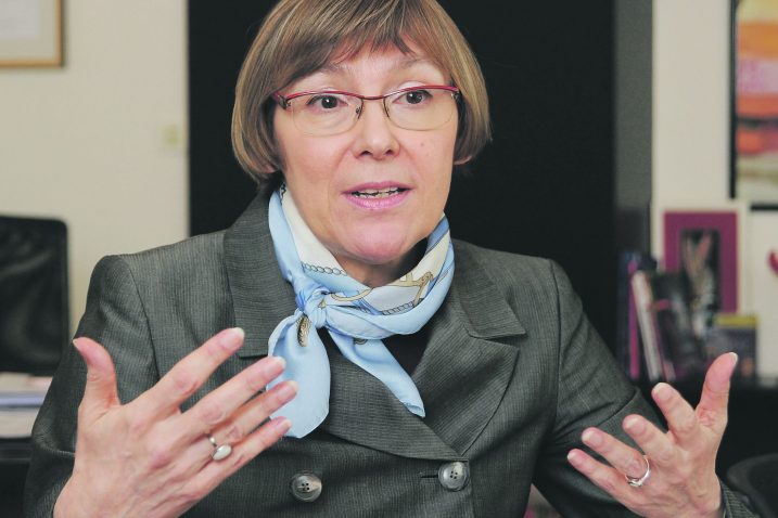 Dr. sc. Sanda Čorak voditeljica radnog tijela za izradu nacrta prijedloga nacionalnog programa sporta / Foto Davor JELINEK