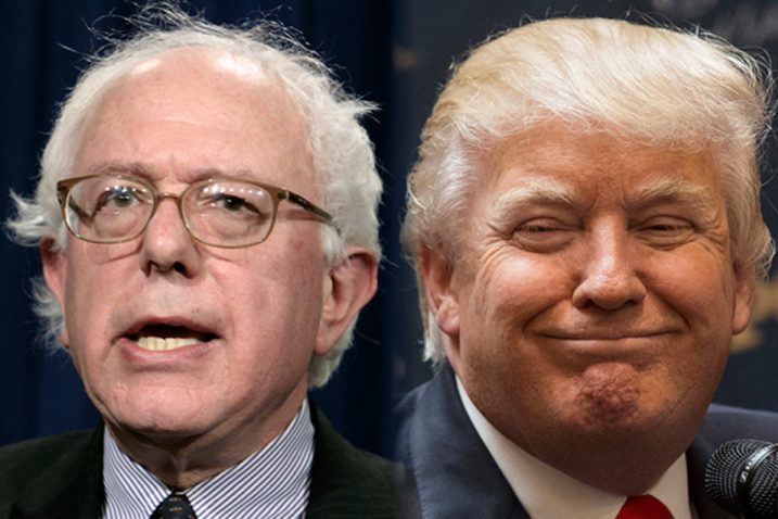 Bernie Sanders i Donald Trump