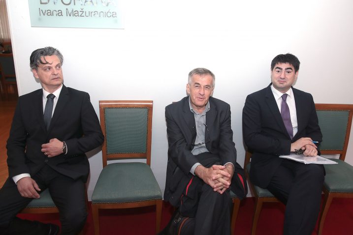 Izložili programe – Domagoj Božidar Burić, Josip Jurčević i Siniša Kovačić / Foto PIXSELL