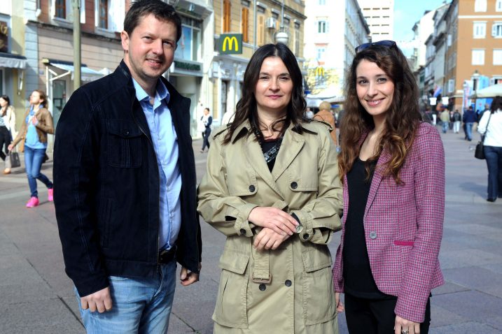 Sven Maričić, Vlasta Linić i Silvija Nađ / Snimio M. Gracin