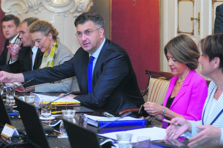 Plenkovićevi ministri na prijedlog Smjernica nisu imali primjedbi / snimio D. JELINEK
