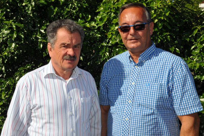 Pavao Barbiš i  Anton Spicijarić / Snimio Mladen Trinajstić