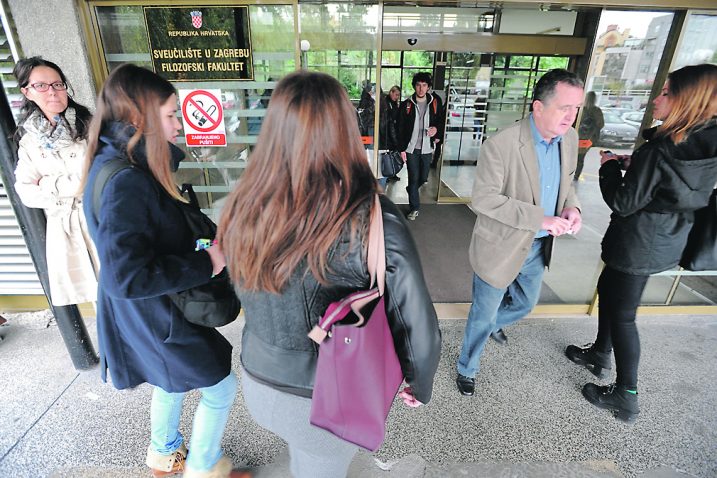 Hrvatski studenti u nepovoljnijem položaju u odnosu na europske kolege / snimio D. KOVAČEVIĆ