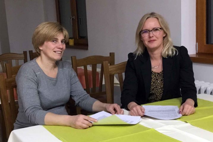 Predsjednica GEI-ja Anita Pintar i glasnogovornica Anet Trope