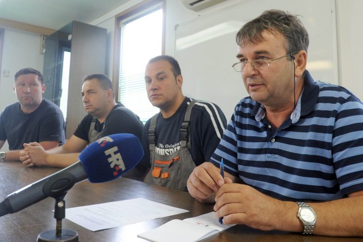 Neće odustati od štrajka do ispunjenja njihovih zahtjeva / Snimio Roni BRMALJ