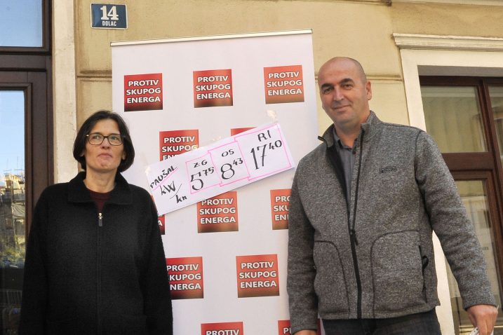 Inicijativa Protiv skupog Energa – protiv novih podstanica   / snimio S. JEŽINA