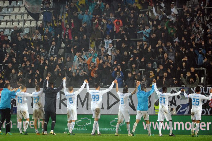 Svi u Zagreb - Igrači Rijeke uživat će značajnu podršku navijača u Maksimiru / Foto Roni BRMALJ