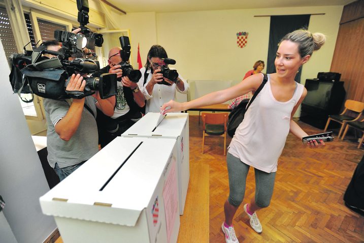 Prevelikih gužvi na biralištima 11. rujna nije bilo / Foto Davor KOVAČEVIĆ