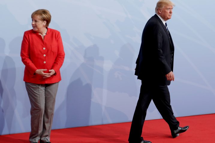 Berlin i Bruxelles popuštaju pod oštrom navalom Trumpa - Angela Merkel i Donald Trump / Foto REUTERS
