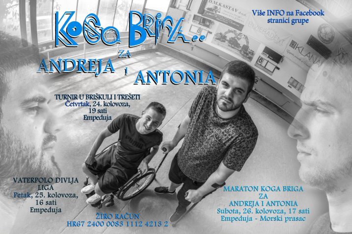 Antonio Šebelj i Andrej Rubeša, mladići kojima se minulih godina život promijenio u djeliću sekunde