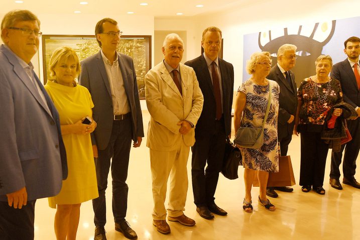 Gradonačelnik Vojko Obersnel esulima je izrazio dobrodošlicu »u naš zajednički grad« / Snimio Ivica TOMIĆ
