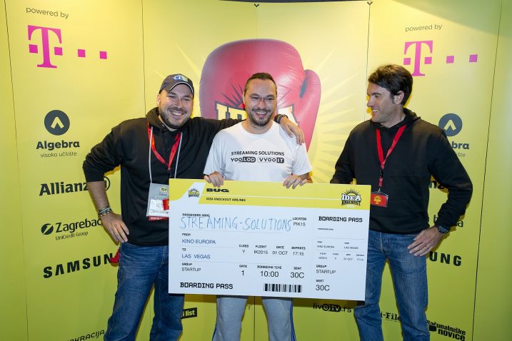 Pobjednici Idea Knockouta 2015 - Streaming Solutions s projektom VYOOCAM