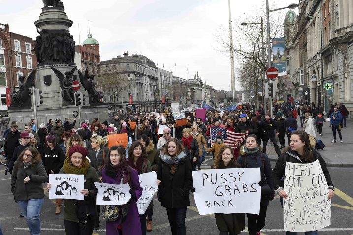 Ženski marš protiv Donalda Trumpa u Dublinu / Reuters