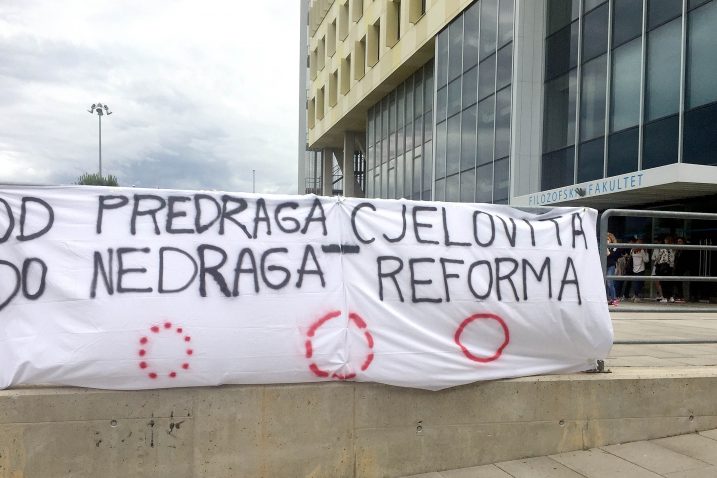 Transparent na riječkom Filozofskom fakultetu