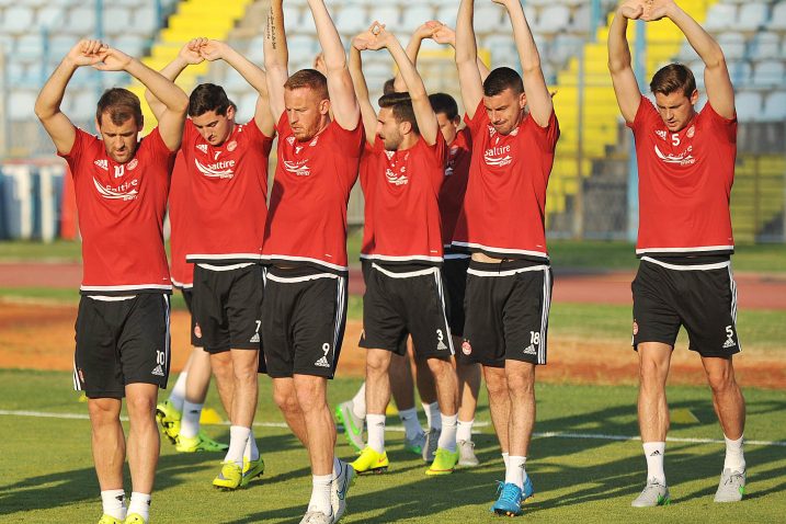 Trening nogometaša Aberdeena / Foto I. Tomić