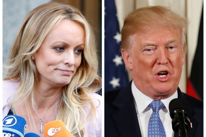 Stormy Daniels i Donald Trump / REUTERS