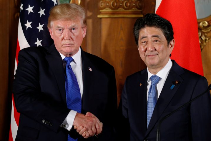 Donald Trump i Sihnzo Abe / Foto: REUTERS