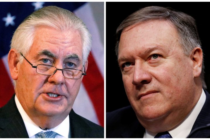 Rex Tillerson i Mike Pompeo / Foto: REUTERS