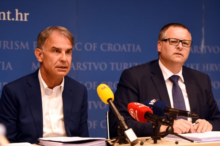 Ministar turizma Gari Cappelli i direktor GU HTZ-a Kristjan Staničić / Snimio Denis LOVROVIĆ