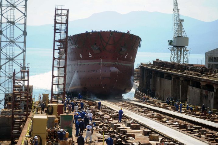 Tanker »Palanca Rio« trećemajci grade za švedski Wisby / Snimio Roni BRMALJ