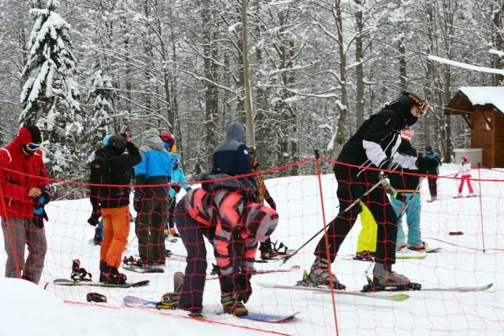 Platak – prvi u Hrvatskoj otvorili sezonu skijanja / Foto Marin ANIČIĆ
