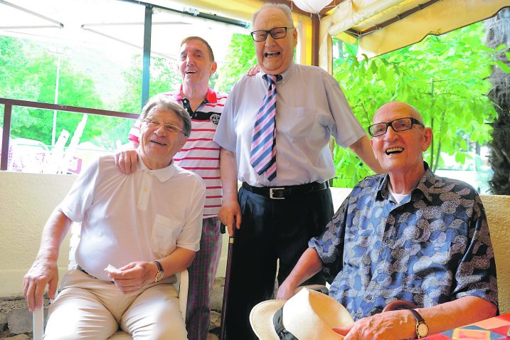ČETIRI RIJEČKA ASA – Miroslav Blažević, Enzo Zadel, Marko Pavković i Stojan Osojnak / arhiva NL
