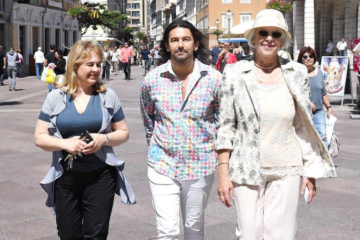 Livia Mjeda, Theodor de Canziani i Radojka Puhalović, Foto: I. TOMIĆ