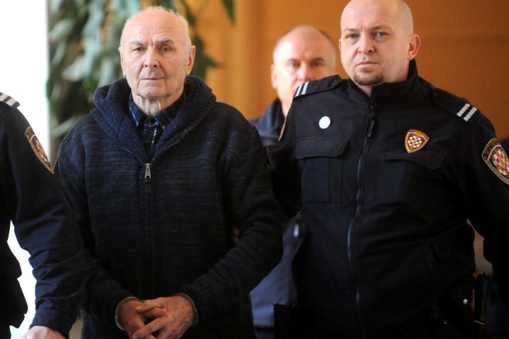 Vinko Petek prilikom privođenja ne jednu od rasprava tijekom suđenja, Foto: M. GRACIN