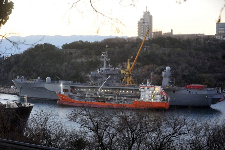 "USS Mount Whitney" u ponedjeljak bi trebao ući u veliki dok, gdje će ostati sve do konca travnja iduće godine / Foto Marin ANIČIĆ