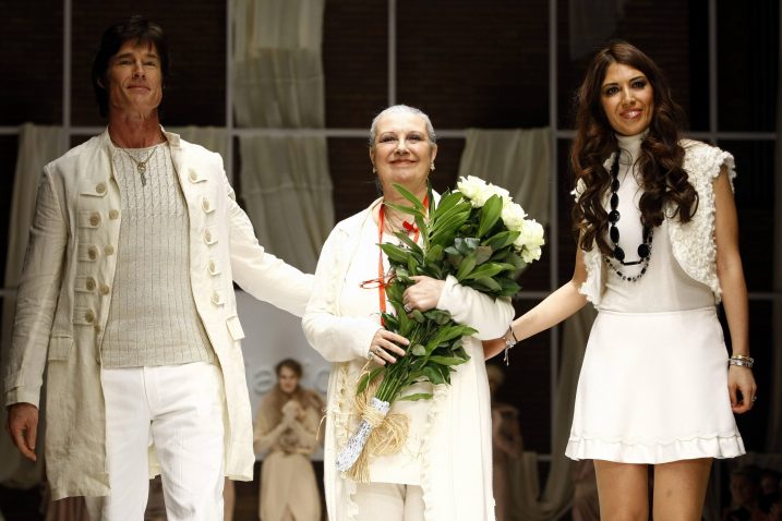 Laura Biagiotti (u sredini), Foto: REUTERS