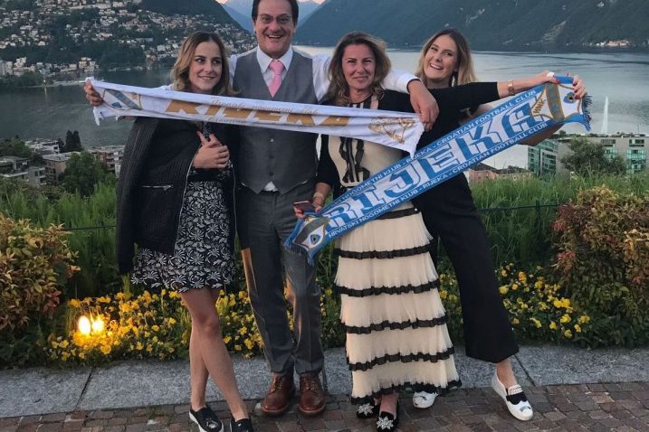 Ponos roditelja – Anna, Damir, Snježana i Matea Mišković na obali jezera Lugano