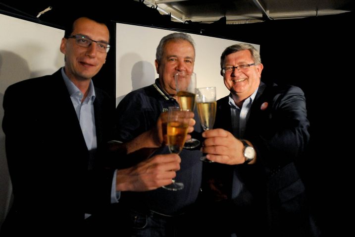 Marko Filipović, Nikola Ivaniš i Vojko Obersnel, Foto: D. ŠKOMRLJ