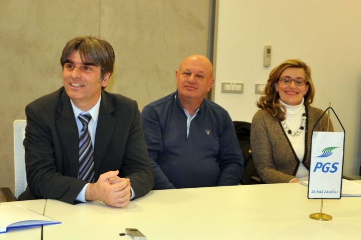 Darijo Vasilić, Goran Gržančić i  Nataša Plišić na jučerašnjoj presici / snimio M. TRINAJSTIĆ
