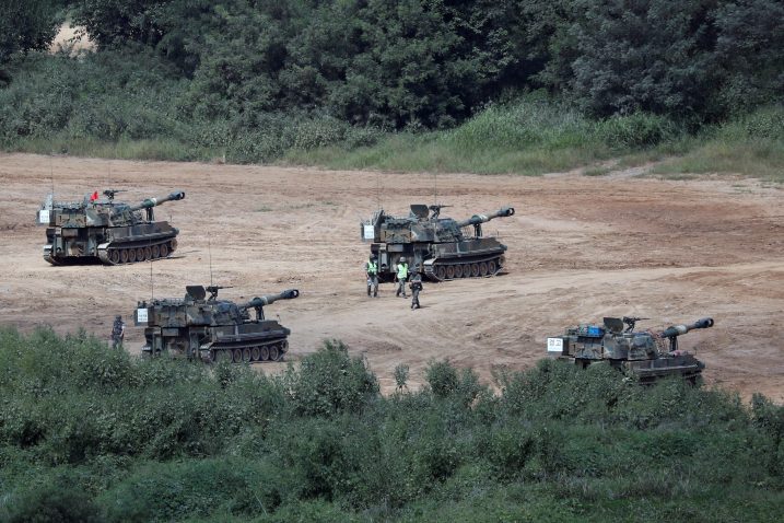 Južnokorejska vojska izvodi vježbu / Reuters
