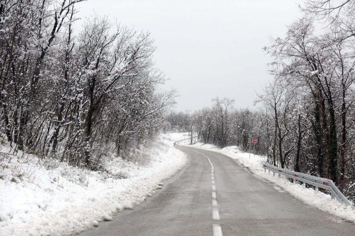 Dražice pod snijegom / Snimio Vedran KARUZA
