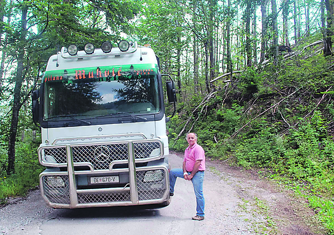 Josip Muhvić je u ljeto 2014. svojim kamionima blokirao prijevoz trupaca u Sloveniju