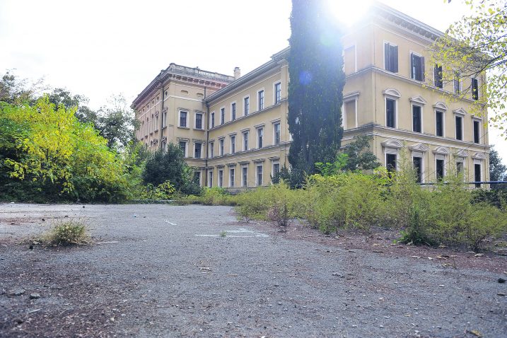 Korov je toliko nabujao da je već počeo »parati« asfalt  / snimio Roni Brmalj