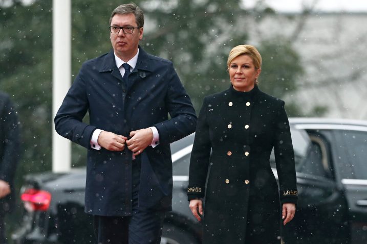 »Dogovorili su se da će razgovarati« – Aleksandar Vučić i Kolinda Grabar-Kitarović / Reuters