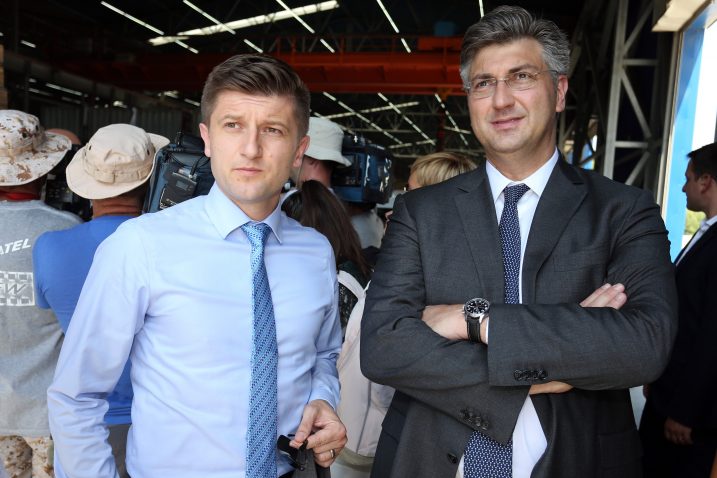 Zdravko Marić i Andrej Plenković / Foto: Dusko Jaramaz/PIXSELL
