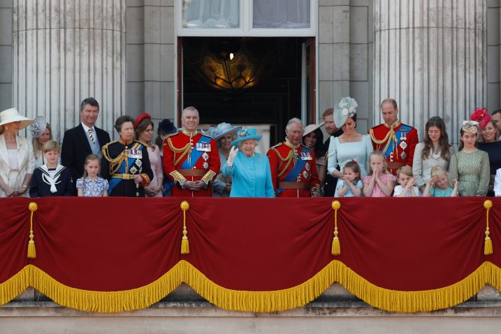 Britanska kraljevska obitelj na proslavi kraljičina rođendana / REUTERS