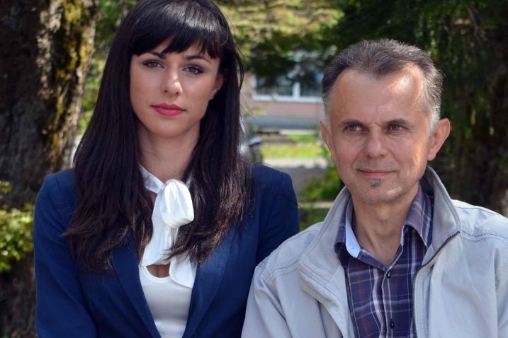 Neobična mrkopaljska kombinacija – magistrica ekonomije Helena Crnković i frizer Josip Brozović / Snimio Marinko KRMPOTIĆ