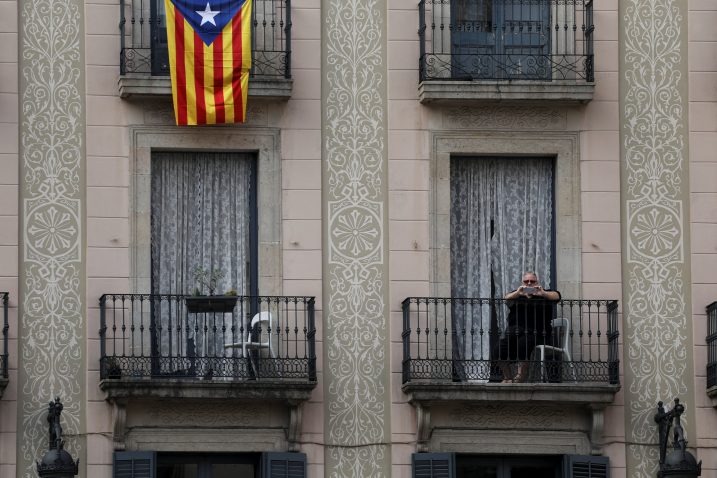 Katalonska zastava u Barceloni / Reuters