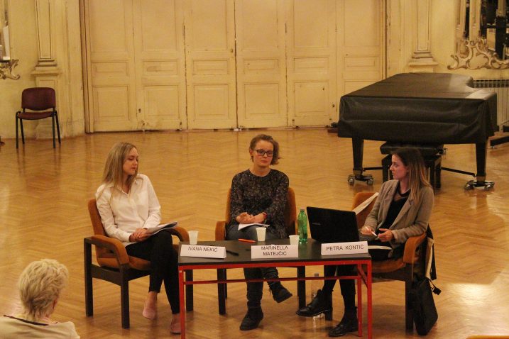 Ivana Nekić, Marinella Matejčić i Petra Kontić