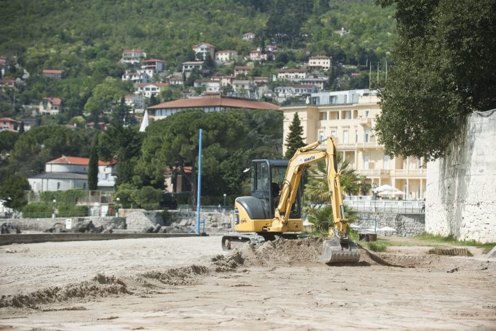 Kupalište Lido započelo mijenjati izgled u želji da postane »broj jedan« u Opatiji / Foto Marin ANIČIĆ