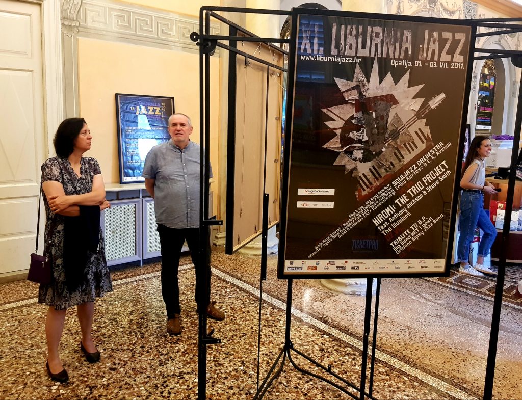 Izložba plakata Liburnia Jazz Festivala / Snimio Marko GRACIN