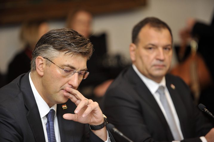 Andrej Plenković i Vili Beroš / Foto: D. KOVAČEVIĆ