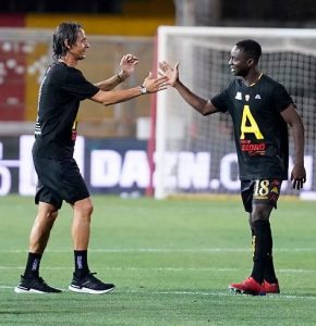 Pippo Inzaghi i Bright Gyamfi
