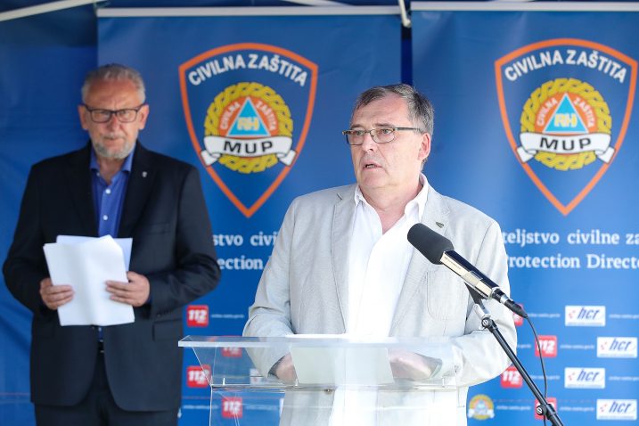 Davor Božinović i Krunoslav Capak / Foto Goran Stanzl/PIXSELL