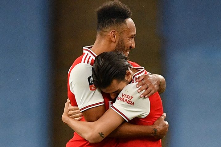 Pierre-Emerick Aubameyang i Dani Ceballos/Foto REUTERS